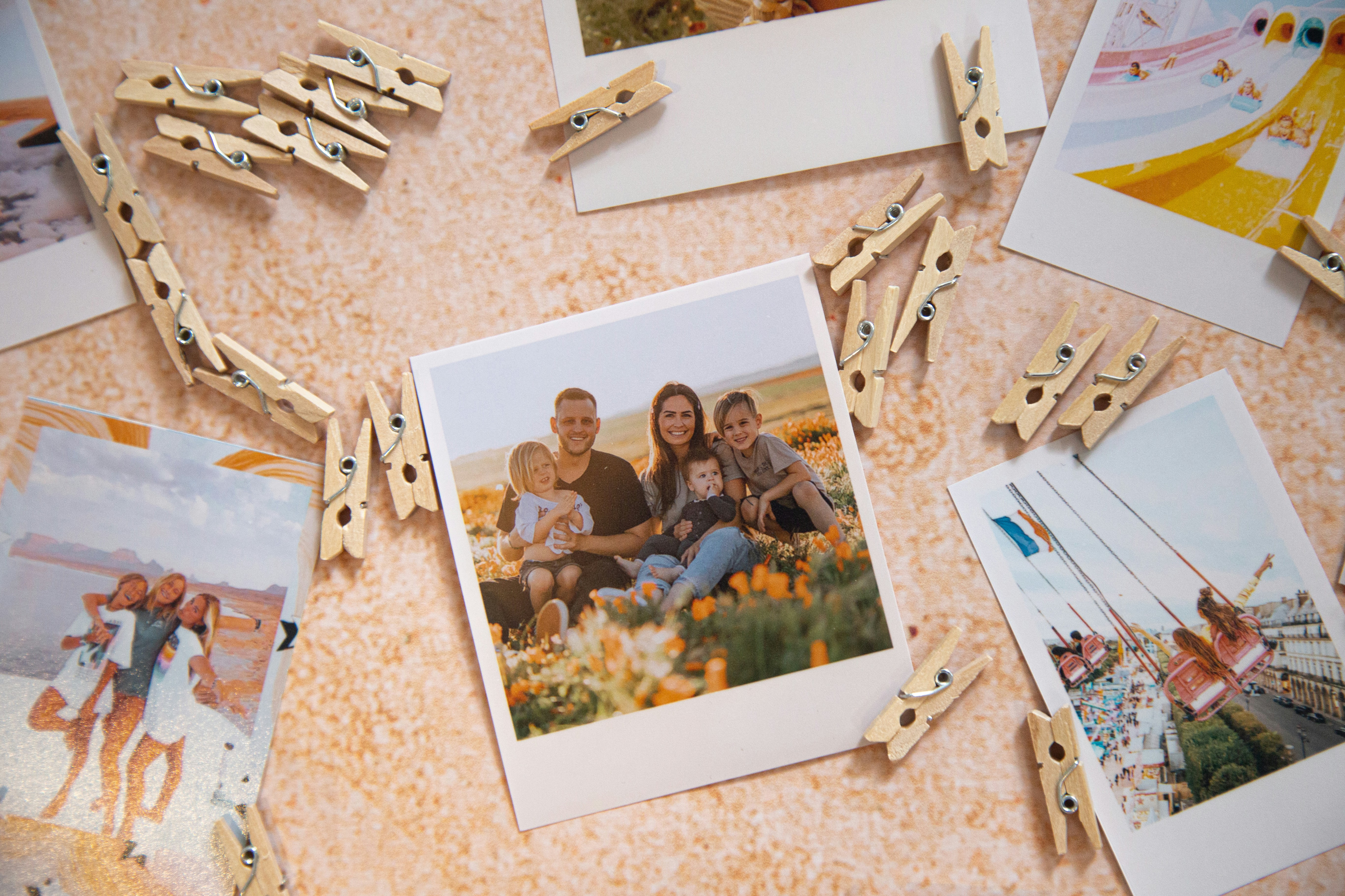 Organizing family photos