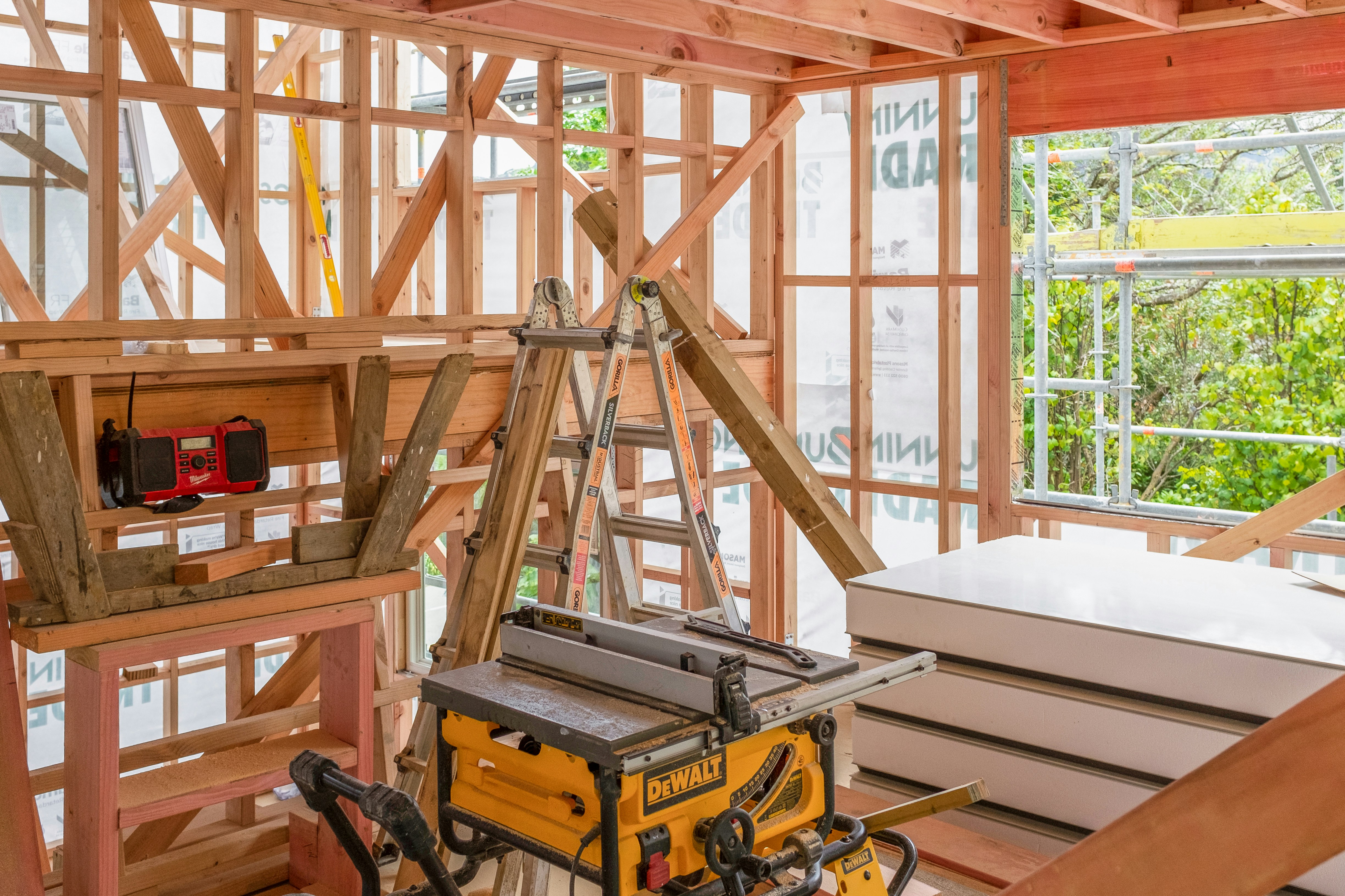 new home construction site